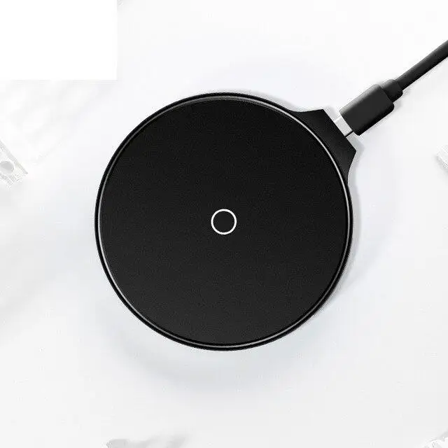 Thin QI Wireless Charger For iPhone X 8 Plus XR XS Max Samsung S8 S9 Huawei Xiaomi Phone Charging Pad Dock | Мобильные телефоны и