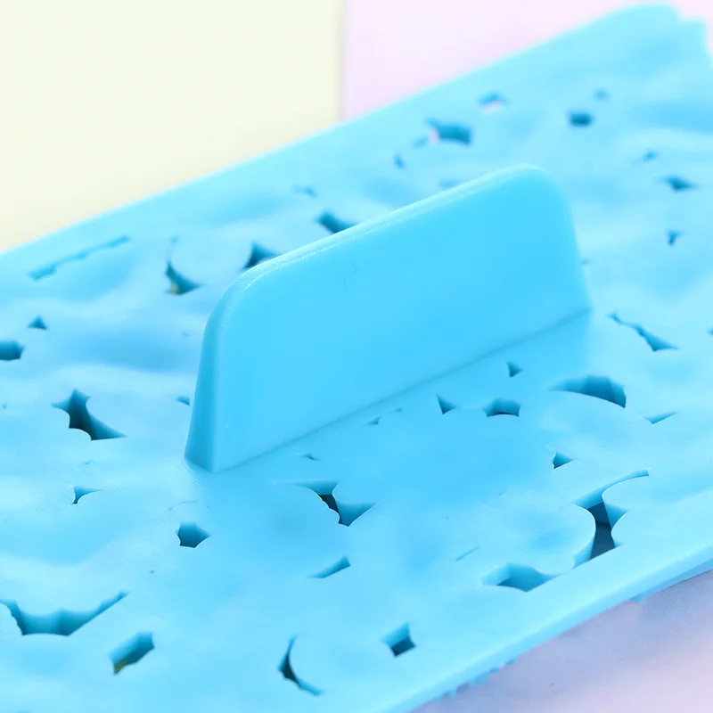 1 шт. форма для тиснения помадки торта пластиковая ручка пищевых продуктов синий