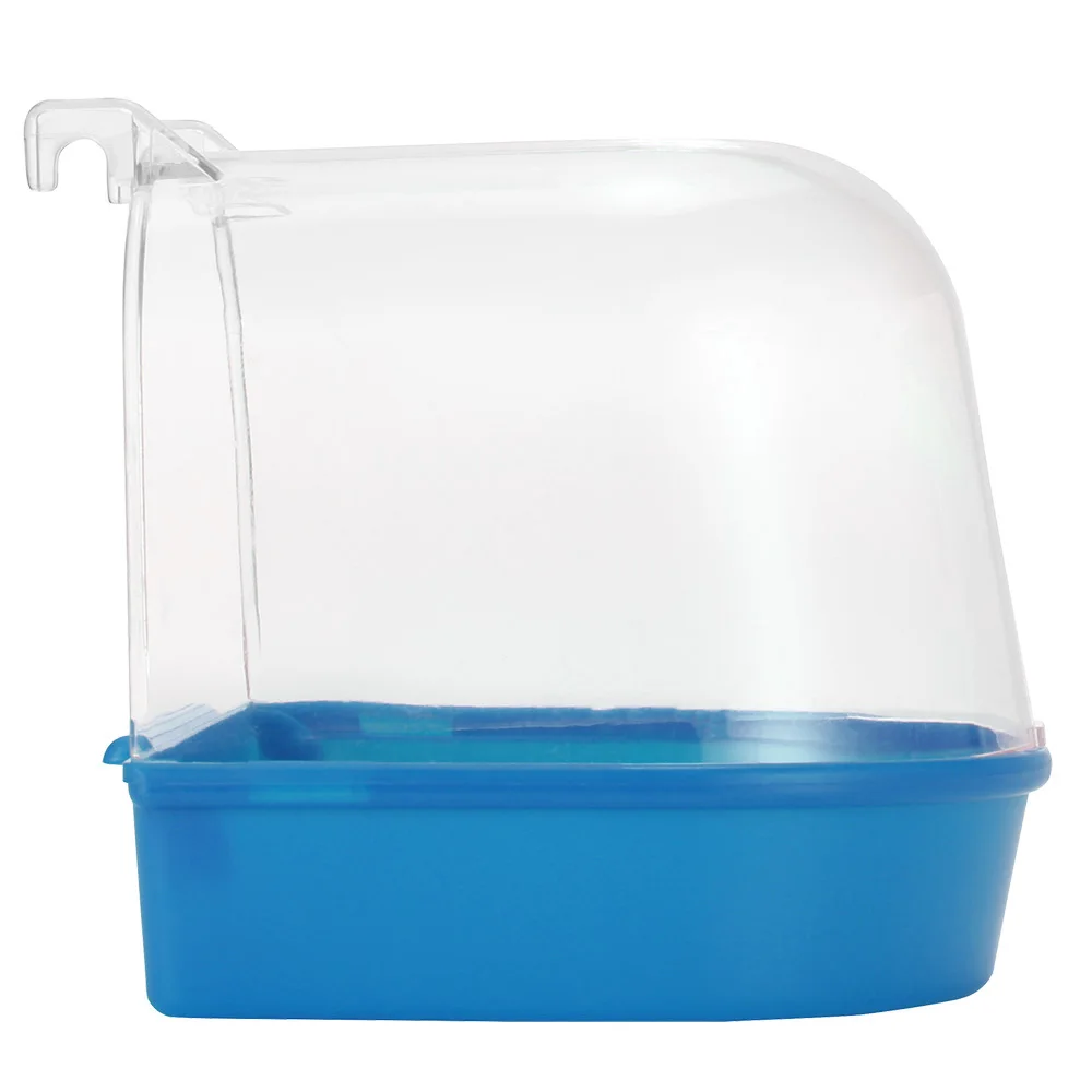 Пластик попугай ванна для птицы Попугай купальные принадлежности клетки