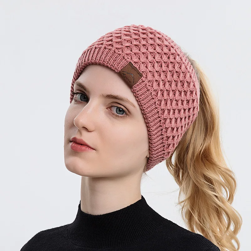 

2022 Wool Hair Band Wash Face Wide Edge New Sports Headband Girls Fashion Knitted Hats For Women