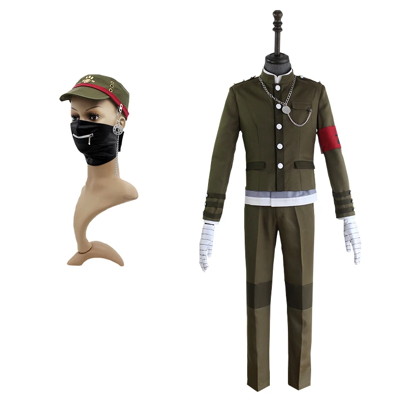 Full Set Аниме данганронпа V3: Killing Harmony Korekiyo Shinguji костюм для костюмированной игры, для Хэллоуина вечерние полный комплект - Цвет: Full Set