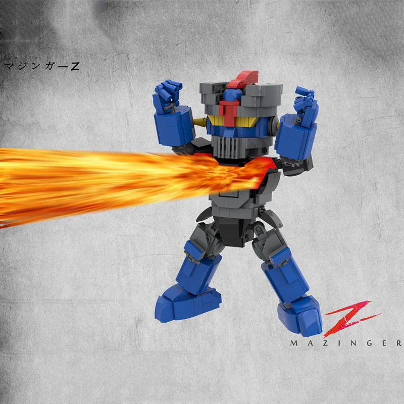 619 шт./лот SD005 Mazinger Z мини блоки большая модель 21 см размер аниме сделай сам