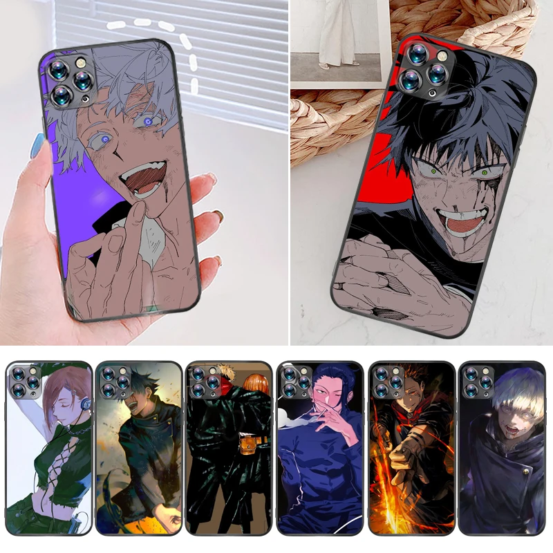 

Jujutsu Kaisen Yuji Itadori Sukuna Fushiguro Megumi Satoru Gojo Phone Case For iPhone 12 Pro MAX SE 2020 12Mini Carcasa