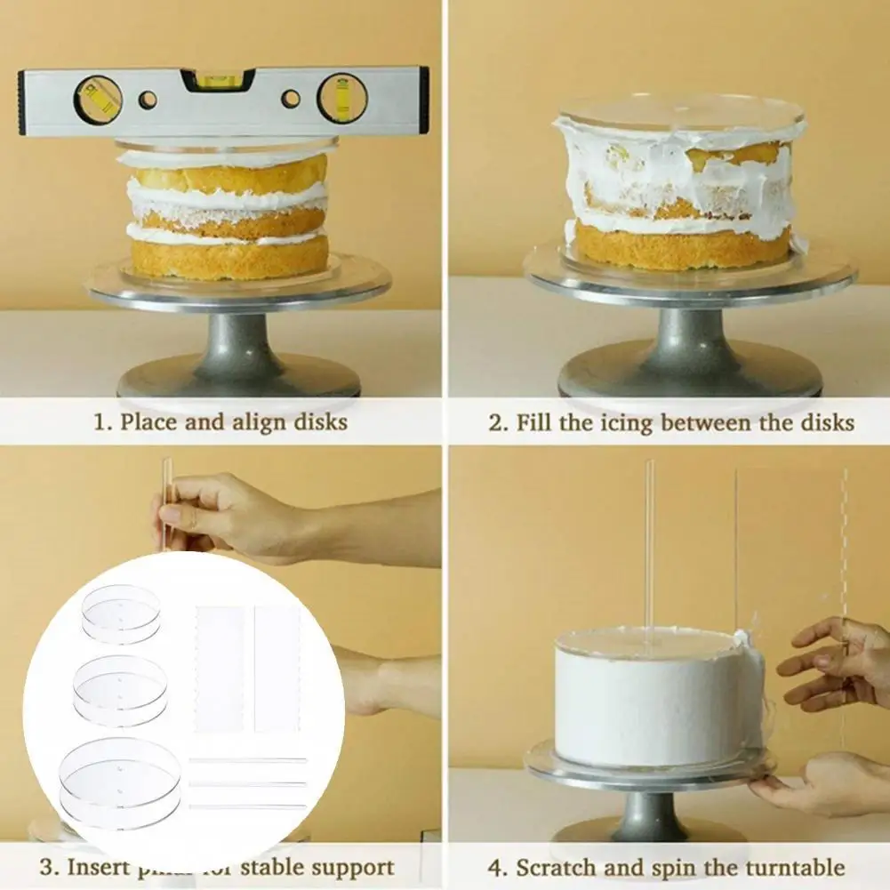 

Прочная конструкция портативная Регулируемая многофункциональная тарелка для торта для кухни