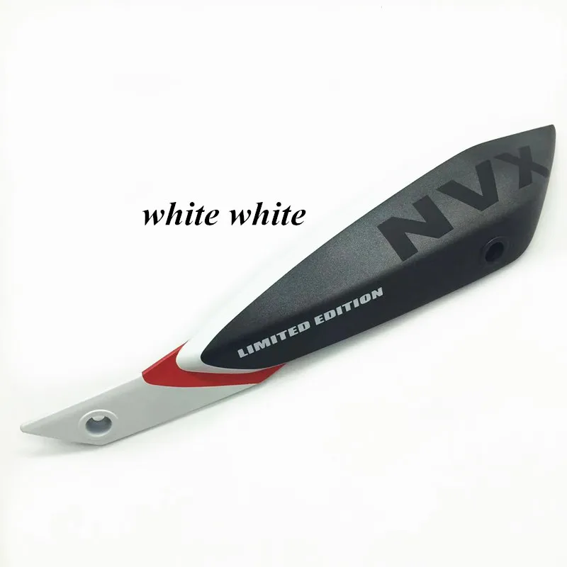 small white white Модифицированный мотоцикл NVX aerox выхлопной модифицированный глушитель труба крышка оболочки щит крышка для yamaha NVX155 DGR155 L155 - Цвет: small white white