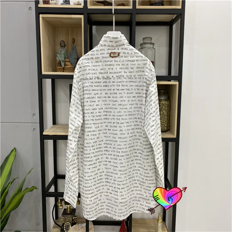 Рубашка с надписью Ader Error для мужчин и женщин блузка длинным рукавом