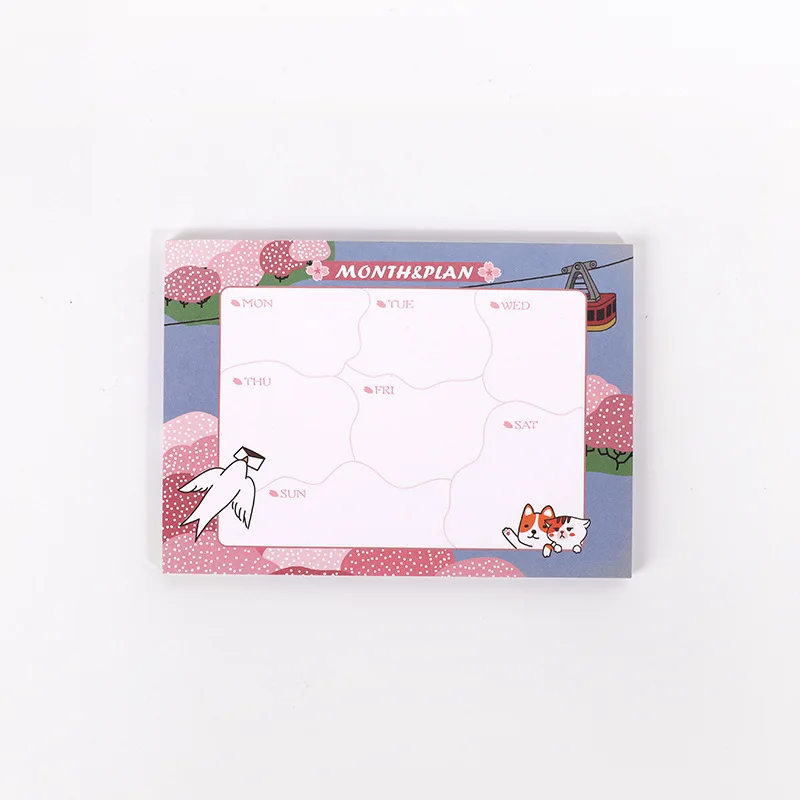 Мультяшный милый кролик блокнот для записей творческая бумага сообщений