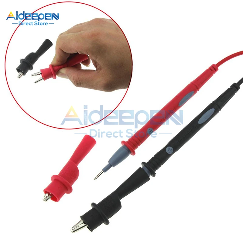 

1Pairs Alligator Crocodile Test Clips Clamps For Multimeter Tester Probe Insulated Crocodile Test Clip Connector Testing Meter