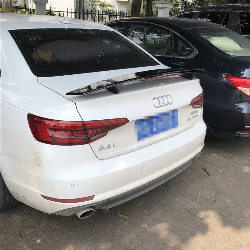 Спойлер для Audi A4 2017-2019 A6 спойлер TF Высокое качество ABS Материал заднее крыло