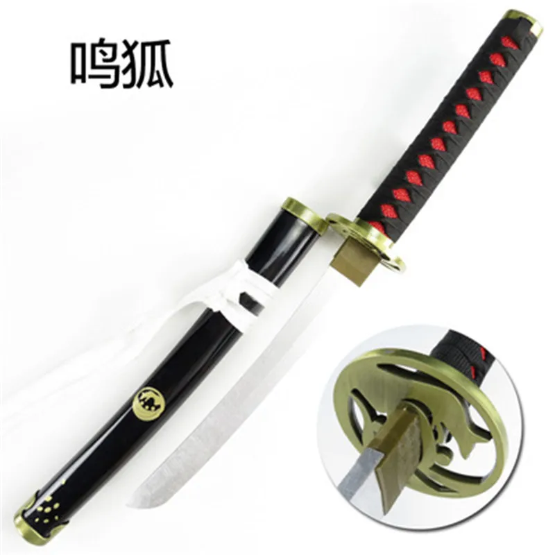 

55cm Cosplay Touken Ranbu Gokotai Nakigitsune Hansome Wood Sword Model Role Playing Sayosamonji Wood Prop Weapon Katana