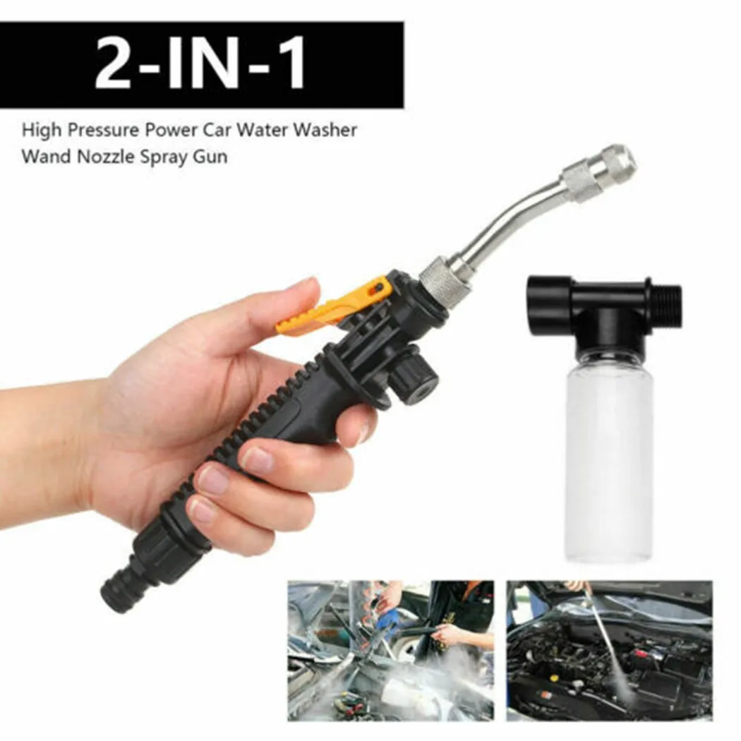 

With Nozzle Washer 38cm Copper High Pressure Hose Plastic Power Washer