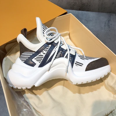 YS 920042 кроссовки на платформе 6 см без логотипа Спортивная повседневная обувь для