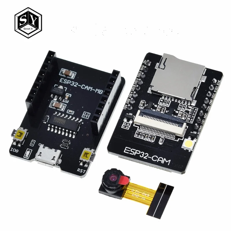 Макетная плата Bluetooth 1 шт. ESP32 CAM MB WIFI с камерой OV2640 MICRO USB к последовательному порту