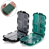 fishing lure boxes bait storage case 10 compartments fishing tackle boxs spininng lures boxes waterproof fishing accessories