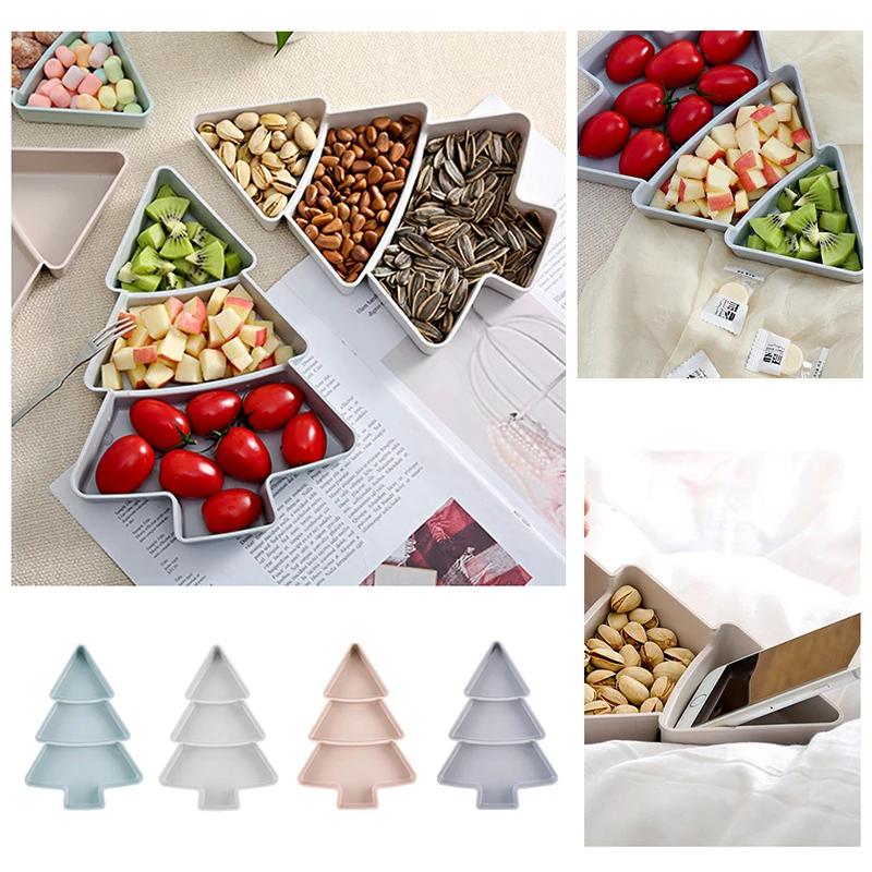 Рождественская елка Закуска блюдо конфеты из ореха Семена Сухие Фрукты