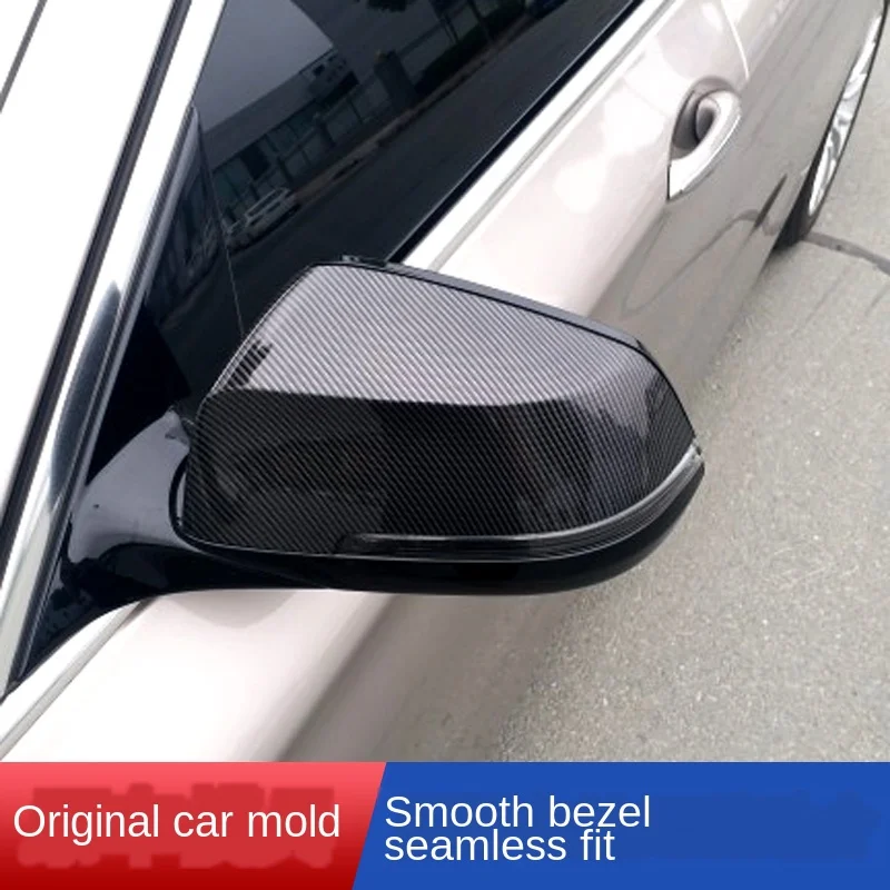 

Pair Mirror Covers Side Rearview Mirror Cover Cap For Bmw 5 6 7 Series F10 F18 F11 F06 F07 F12 F13 F01 2014 2015-16 Gloss black