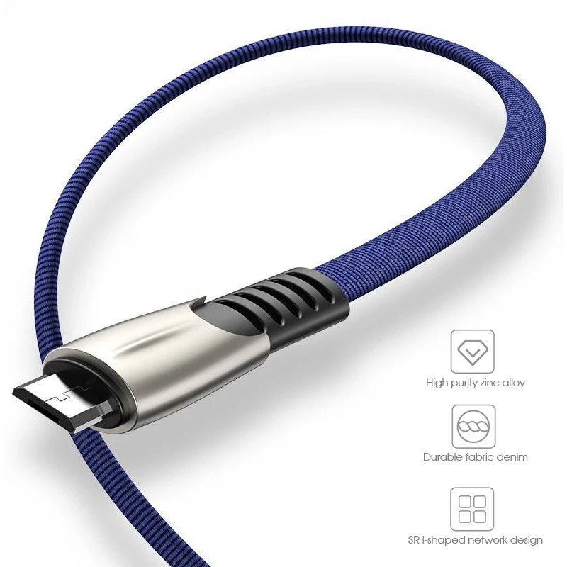 1 м/2 м Micro USB кабель 3A для быстрой зарядки мобильного телефона Android Xiaomi Redmi Note 7 8 K20 Pro