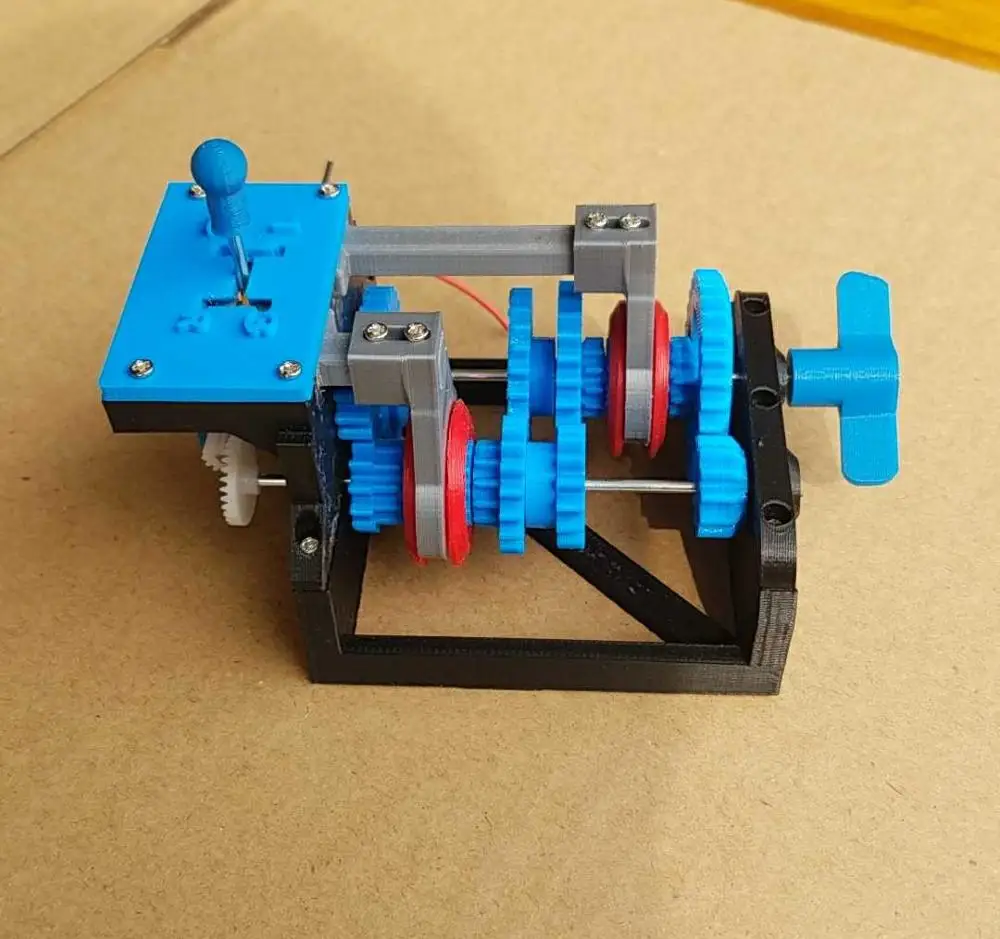 Простой имитационная модель 3 в 1 из Трансмиссия четыре скорость передачи физика