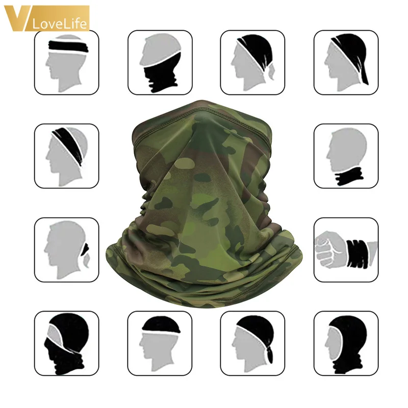 Защитный чехол для шеи пылезащитный женский и мужской шарф бандана анти-УФ пеших