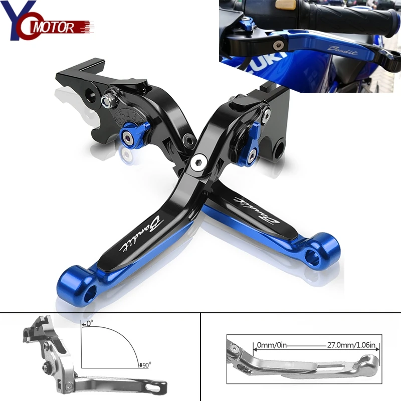 

Motorbike CNC Adjustable Foldable Brakes Clutch Levers For SUZUKI Bandit GSF1200 GSF 1200 1996-2000 1999 1999 1997 gsf 1200