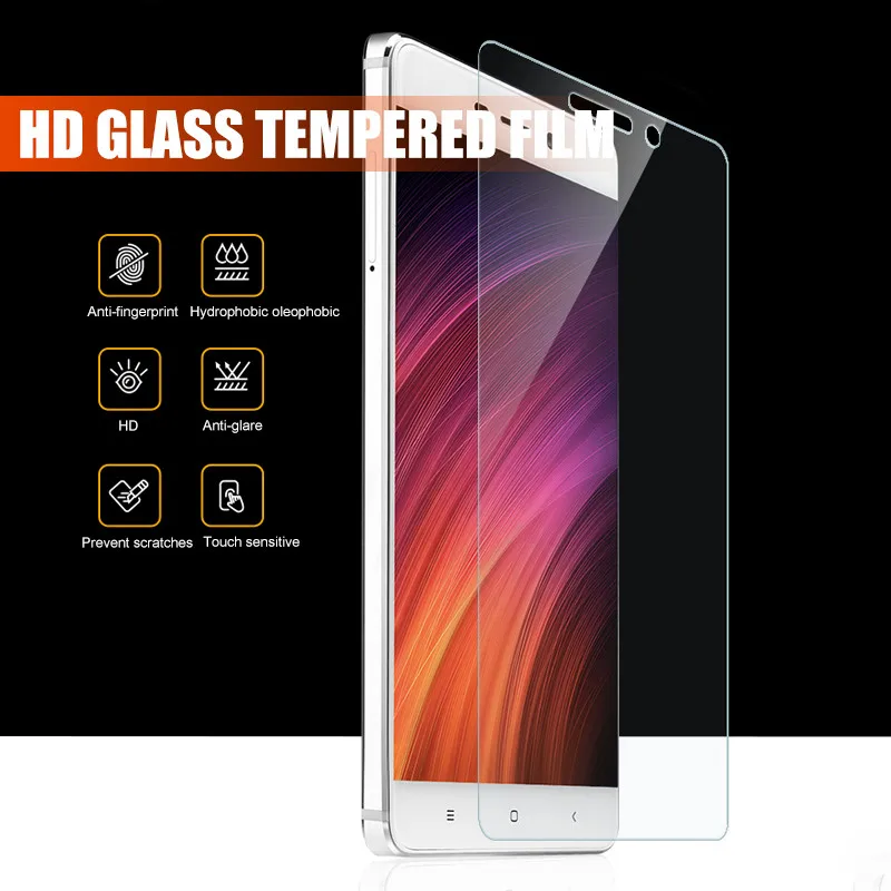 Tempered glass on xiaomi redmi note 5 6 7 8 pro 6A 7A screen protector for plus 5A protective film | Мобильные телефоны и
