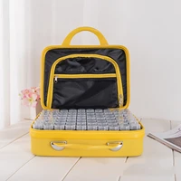 new fashion 140 bottles 5d diamond painting accessories hand bag storage box beads embroidery tool mosaic container nail case