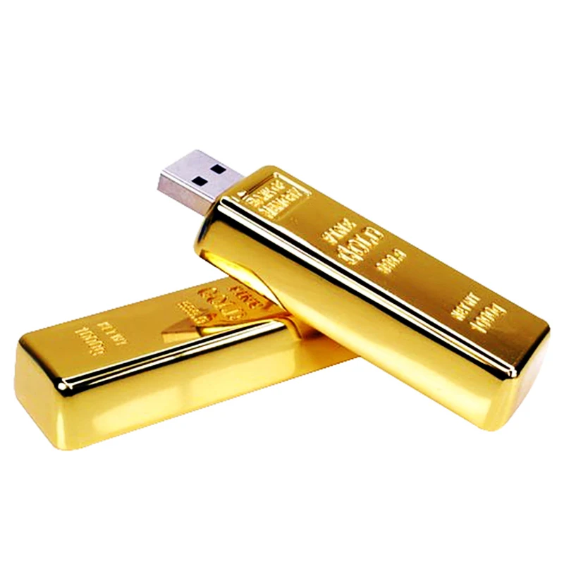 

Usb Stick 64gb Pendrive 128gb Metal Bullion Gold Bar Memory Stick Usb Flash Drive 256gb 32gb 16gb 8gb 4gb Pen Drive