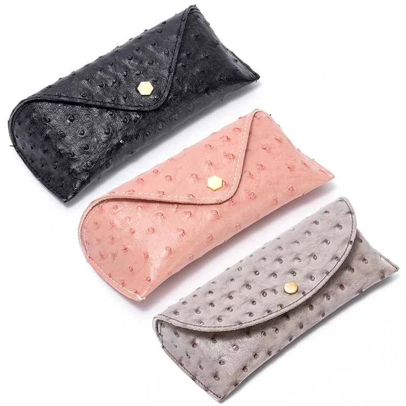 1 шт. Чехол для очков чтения из ПУ кожи | Аксессуары одежды