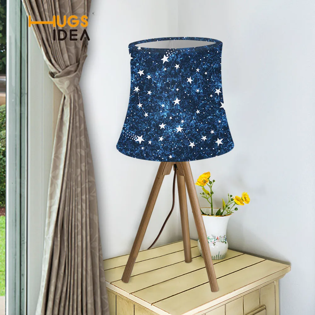 

Galaxy Universe Pattern Home Decoration Lampshade Table Wall Chandelier Barrel Shape Elastic Light Cover Floor Lamp Shade