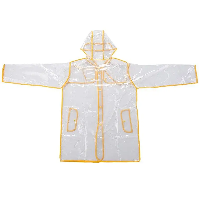 Дождевик из 100% ПВХ прозрачный утепленный эластичный для мужчин и женщин | Дом сад