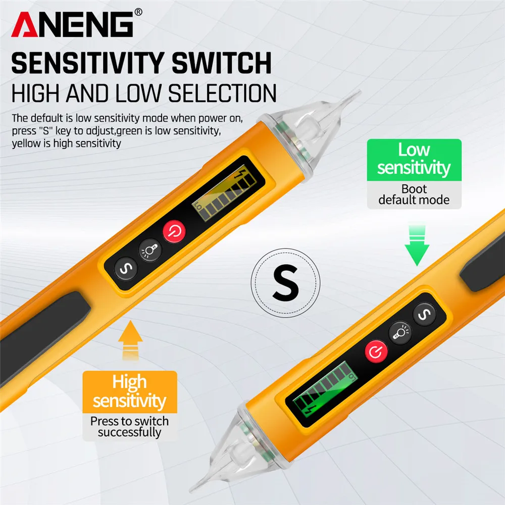 Цифровой детектор напряжения переменного/постоянного тока VC1010 умный необычный