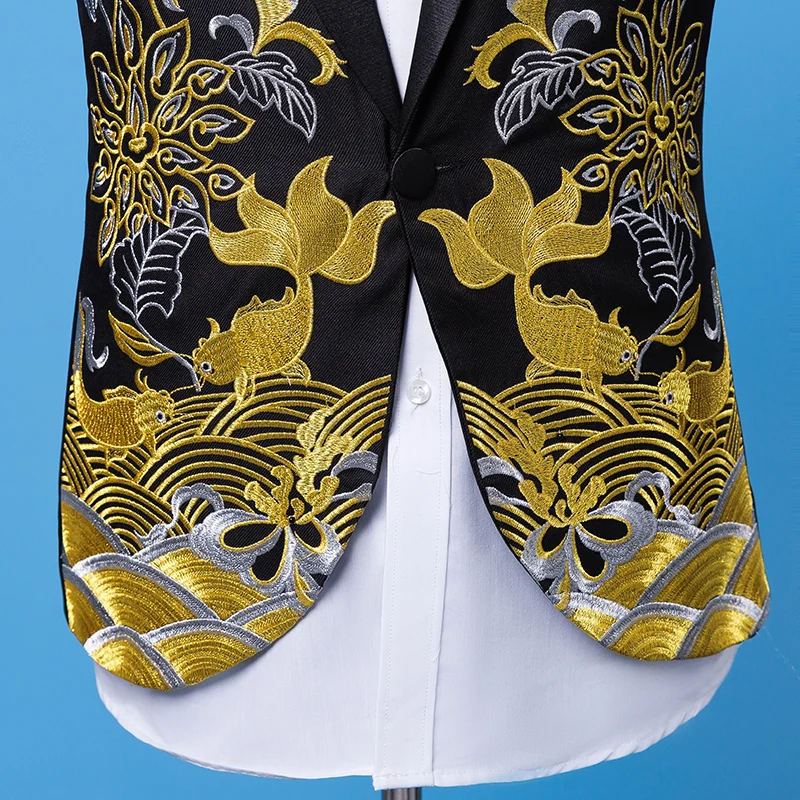 Мужской костюм певицы для выступления на сцене комплект из 2 предметов винтажные