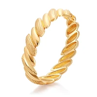 ornapeadia 2021 hot style bracelet for women classic twisted geometric shape alloy hollow ladies charm bangles wholesale