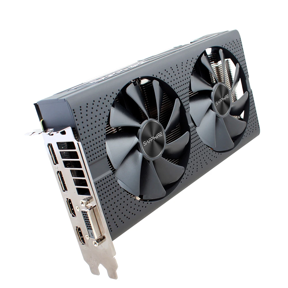 Видеокарта SAPPHIRE AMD Radeon RX 570 8 GB, игровые видеокарты для ПК, видеокарты GPU RX570 8GB GDDR5 256bit для ПК, используемые карты RX570