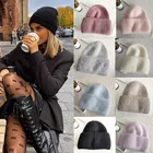 Шапка-бини унисекс из натурального кроличьего меха, 8 цветов