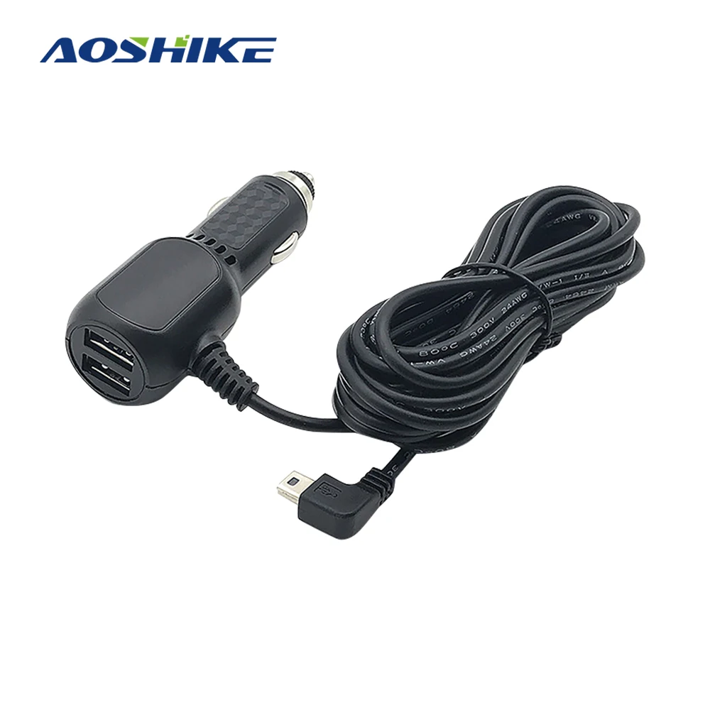 Автомобильный адаптер питания AOSHIKE MINI USB 5 В 2 А автомобильные аксессуары зарядка