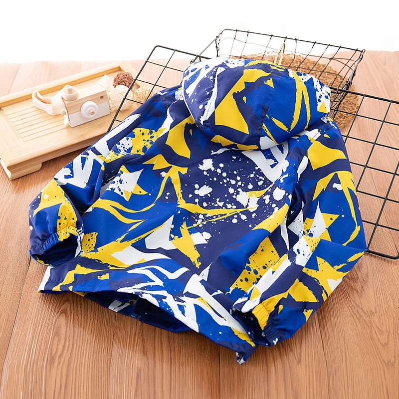 110-150 см куртки для маленьких мальчиков Сезон весна-осень Детская верхняя одежда с