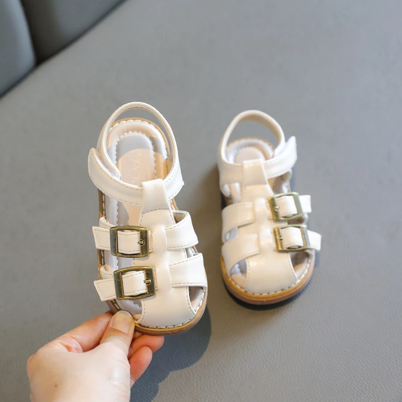 

Summer Children Sandals Baby Girls Toddler Soft Non-slip Princess Shoes Kids Candy Jelly Beach Shoes Boys Casual Roman Slippers
