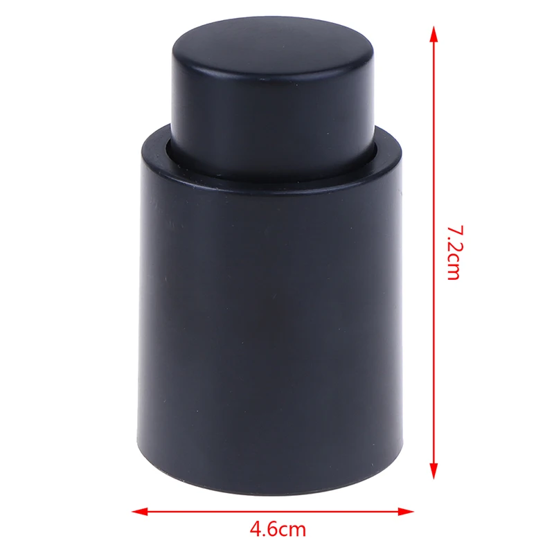 

High Quality Practical Reusable Vacuum Sealed Champagne Red Wine Bottle Stopper Cap 7.2cm x 4.6cm x 4.6cm