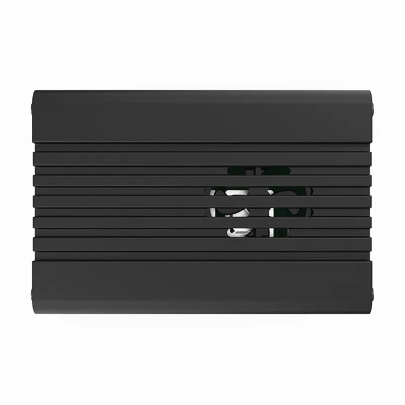 

Aluminum Case Cover Housing Shell for Raspberry Pi 4 Model B Pi 4B + 3010 Cooling Fan Enclosure Heat Dissipation for RasPi RPi