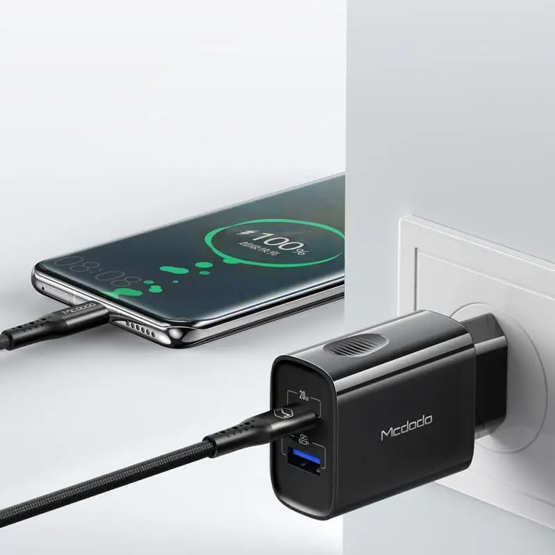PD 20 Вт USB зарядное устройство с функцией быстрой зарядки QC 3 0 Мобильный телефон