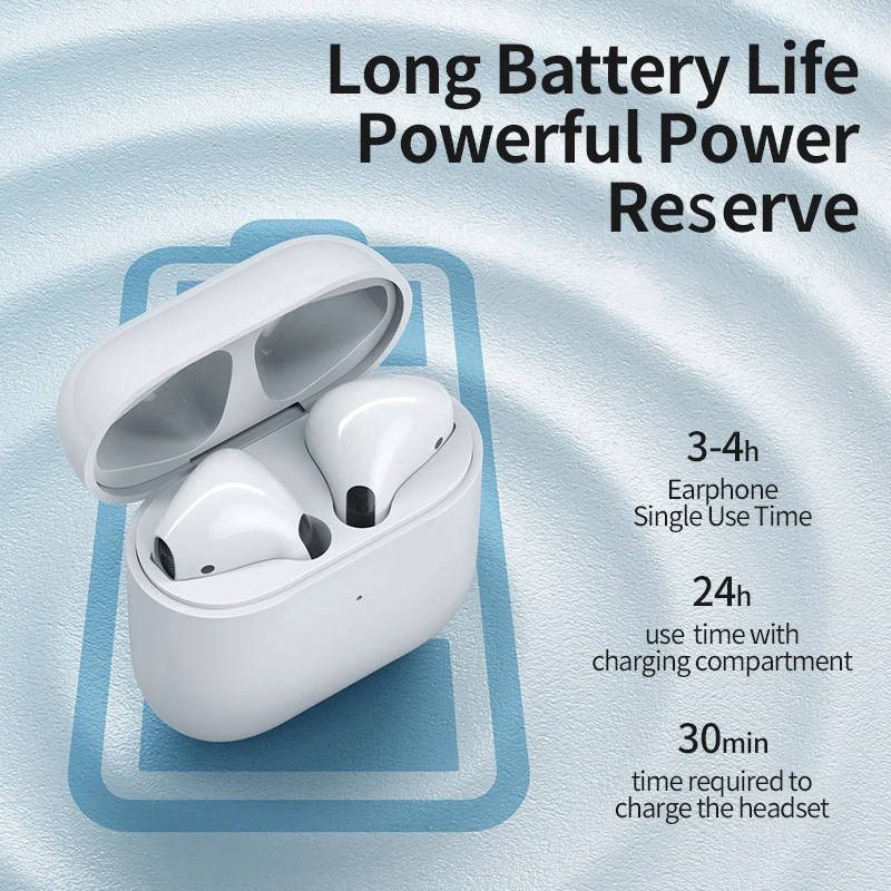 

Bluetooth 5.1 True Wireless Earbuds with Charging Box Waterproof Earphone Volume Control Mini TWS Headphone Handsfree for Sports