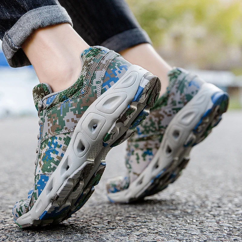 Новинка 2021 Мужская походная обувь Уличная Повседневная Водонепроницаемая