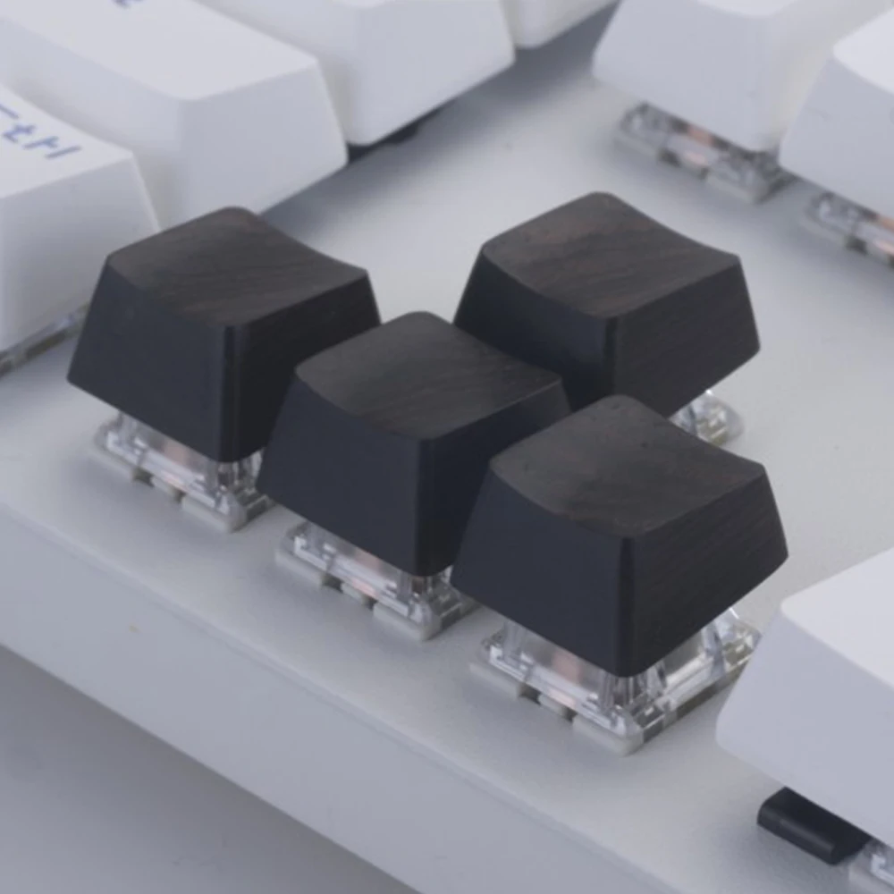 Колпачки для клавиатуры из чистого черного дерева Cherry Mx Switch украшение