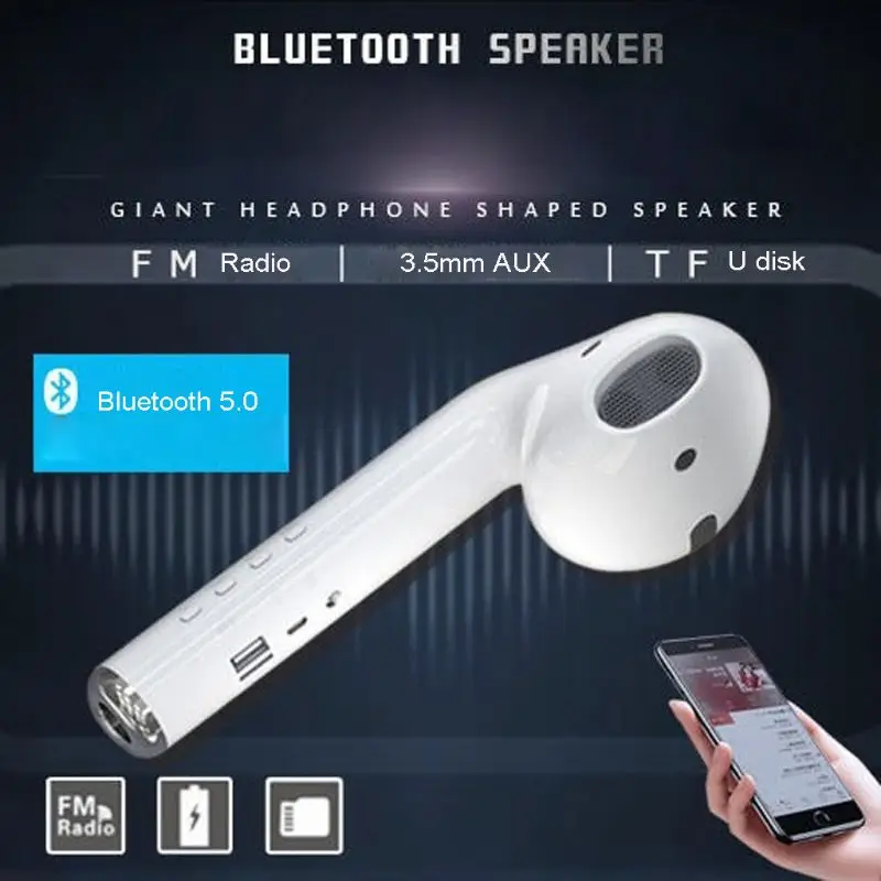 Гигантские наушники Bluetooth динамик беспроводная гарнитура портативная 5 Вт