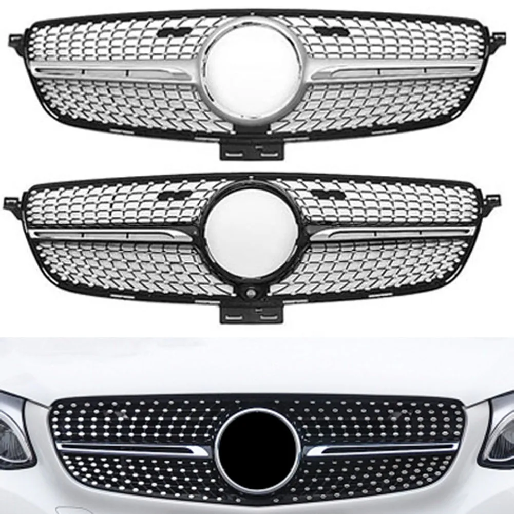 Передняя гоночная Заготовка решетка бампера верхняя крышка для Mercedes Benz W166 GLE Class