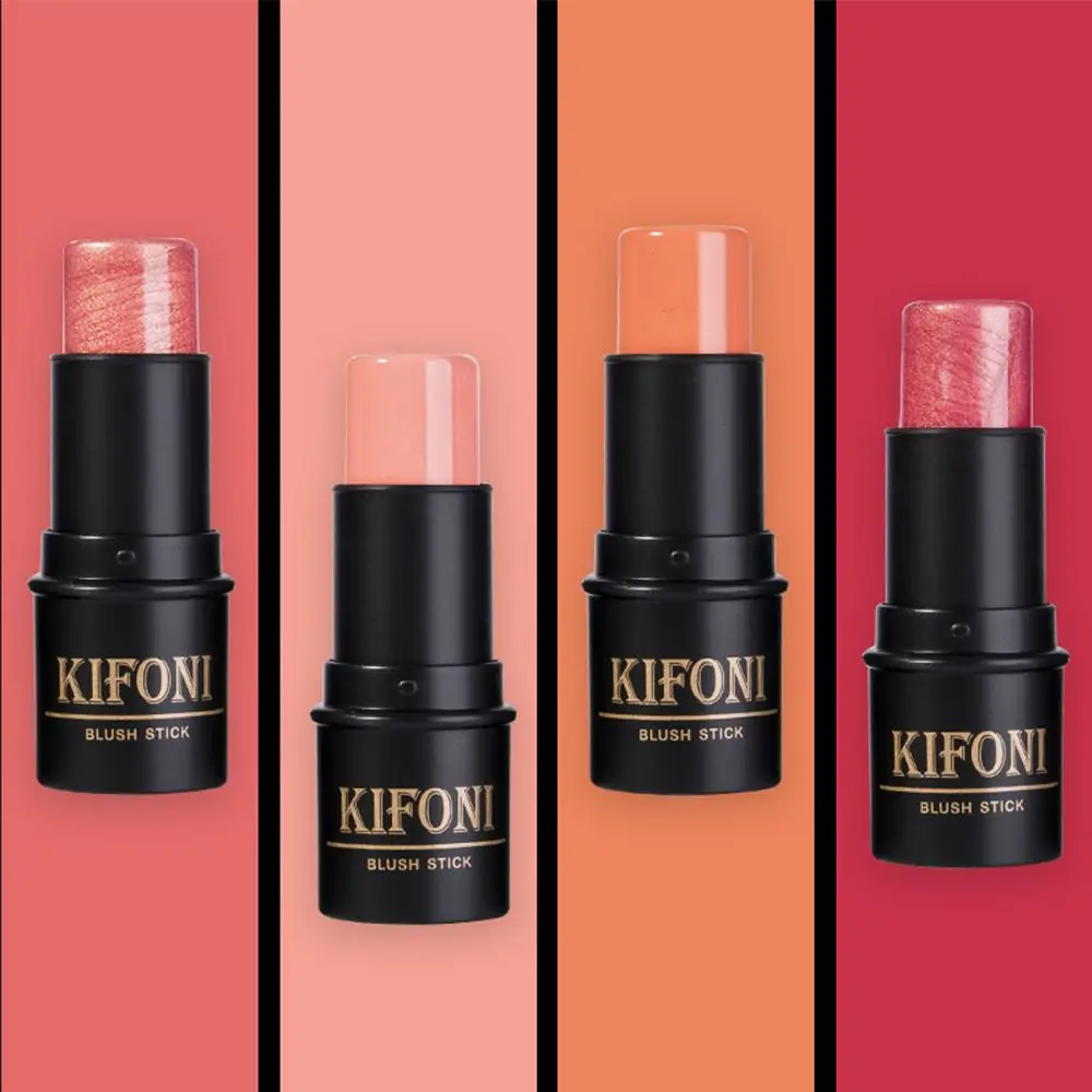 4 цвета Запеченные Румяна Косметические румяна Палетка корректоров лица крем для