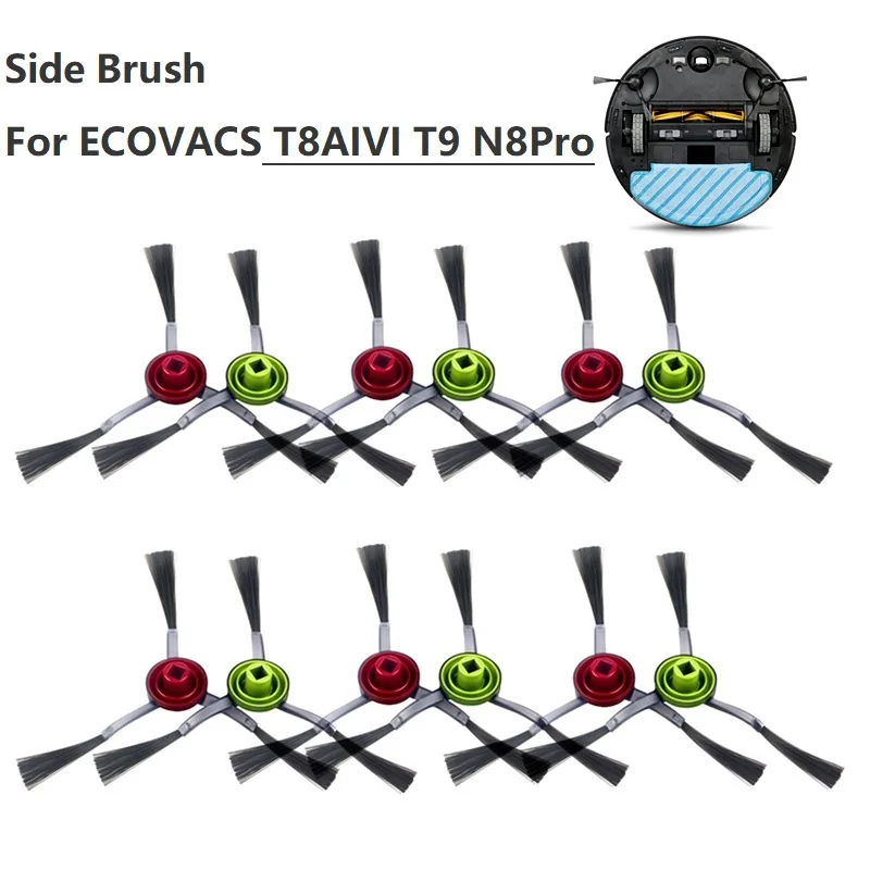 

Side Brush For ECOVAC DEEBOT OZMO T9 T9AIVI / T8 MAX / T8 POWER / T8 AIVI / N8 PRO / T5 / N5 Robot Vacuum Cleaner Accessories
