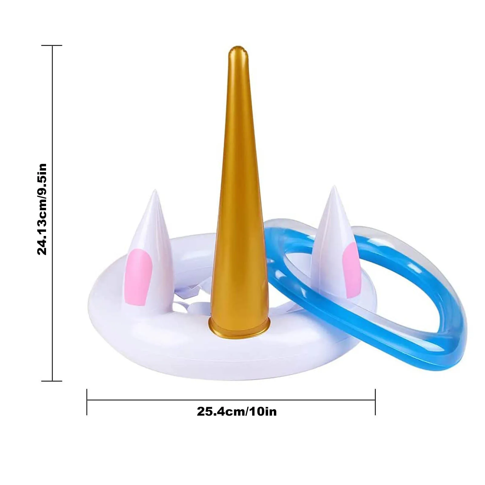 

Swimming Pool Ring Toss Games Heart Shape Inflatable Pool Toys Water Toy Summer Family Outdoor Party Family Interaction Game