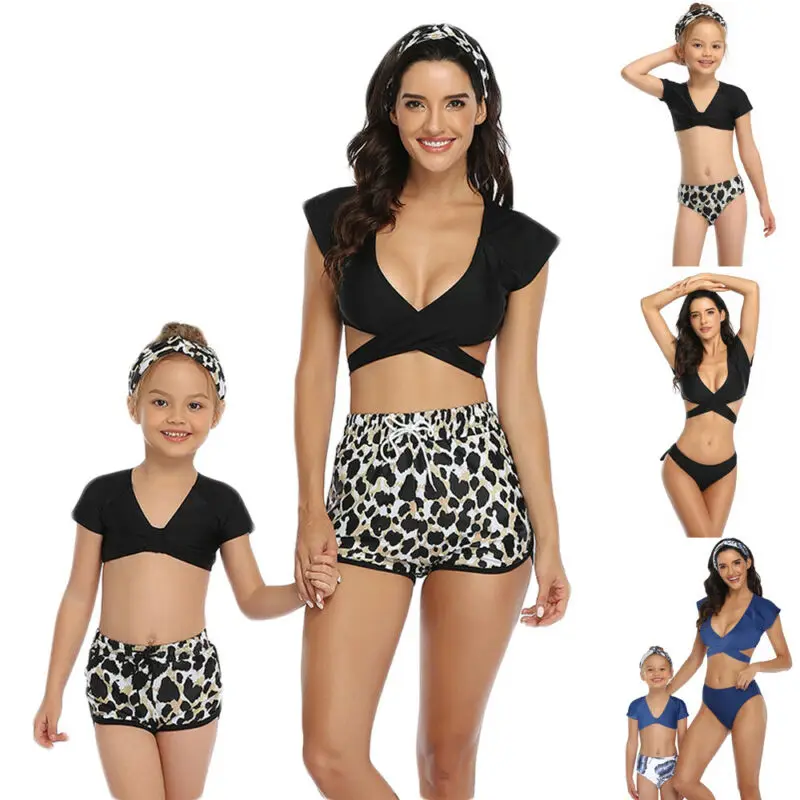 Купальник-бикини с леопардовым принтом 3 предмета | Женская одежда